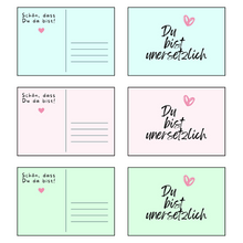 Lade das Bild in den Galerie-Viewer, Postkarten Danke/Mitarbeiter/Team