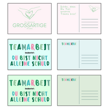 Lade das Bild in den Galerie-Viewer, Postkarten Danke/Mitarbeiter/Team