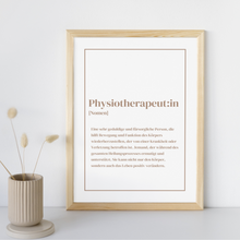 Lade das Bild in den Galerie-Viewer, Physiotherapeut:in Poster (digital)
