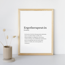 Lade das Bild in den Galerie-Viewer, Ergotherapeut:in Poster (digital)