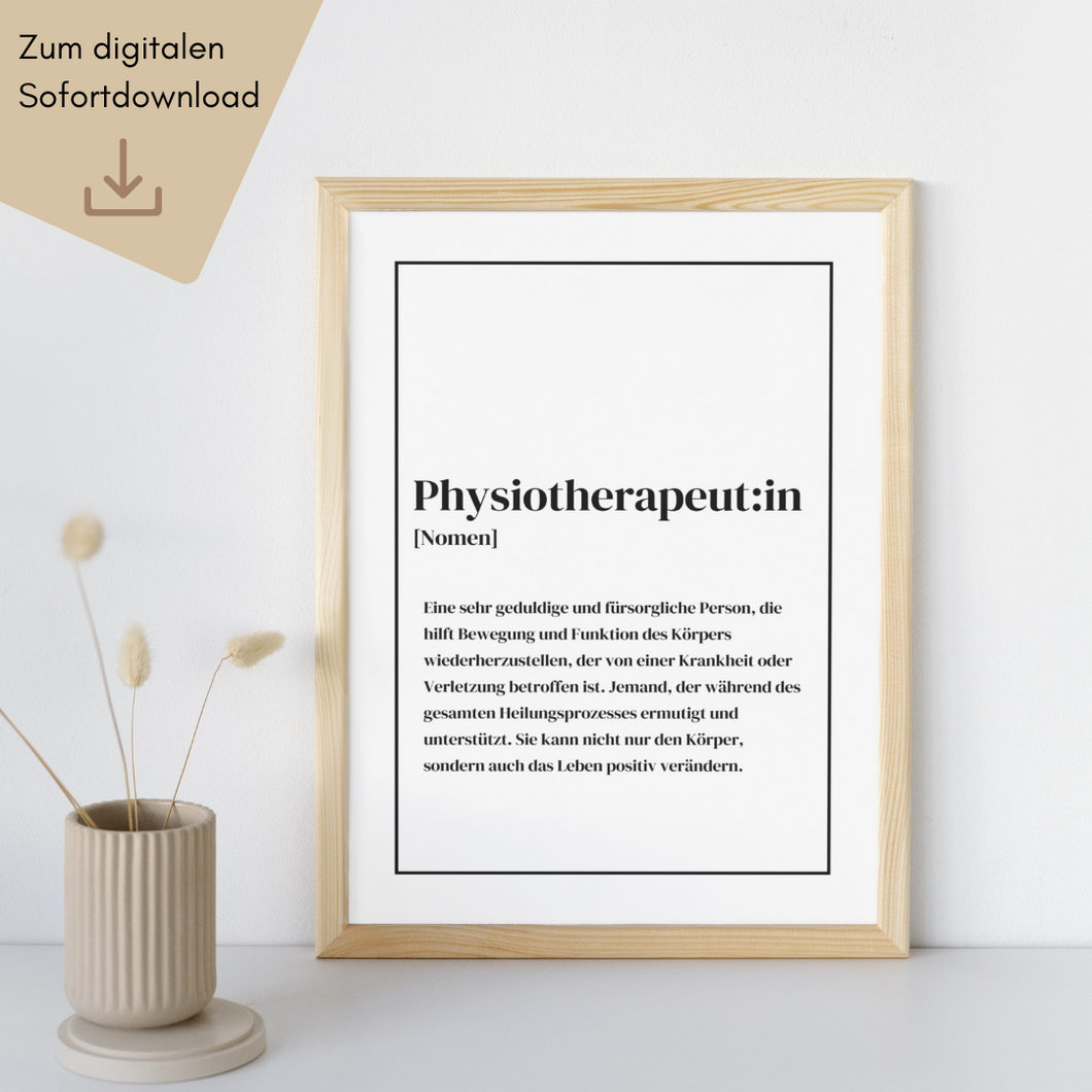 Physiotherapeut:in Poster (digital)
