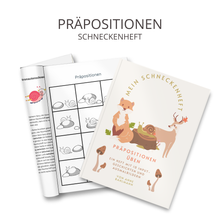 Lade das Bild in den Galerie-Viewer, Mein Schneckenheft Präpositionen
