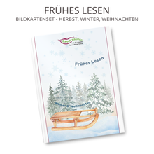 Lade das Bild in den Galerie-Viewer, Bildkartenset Frühes Lesen Herbst, Winter & Weihnachten