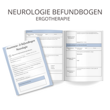 Lade das Bild in den Galerie-Viewer, Anamnese- & Befundbogen Neurologie