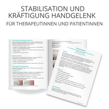 Lade das Bild in den Galerie-Viewer, Stabilisation und Kräftigung des Handgelenks für TherapeutInnen und PatientInnen