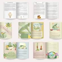 Lade das Bild in den Galerie-Viewer, Kinder-Yoga-Schatzreise (E-Book + Spiel + Erklärungen + Ausmalbilder) 2.0.Version