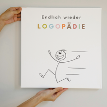 Lade das Bild in den Galerie-Viewer, Logopädie Strichmännchen Poster