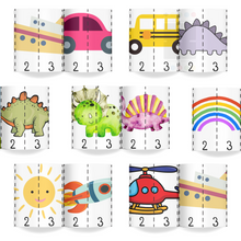 Lade das Bild in den Galerie-Viewer, Visuelle und räumliche Wahrnehmung - Formenpuzzle