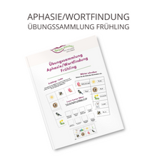 Lade das Bild in den Galerie-Viewer, Übungssammlung Aphasie/Wortfindung Frühling