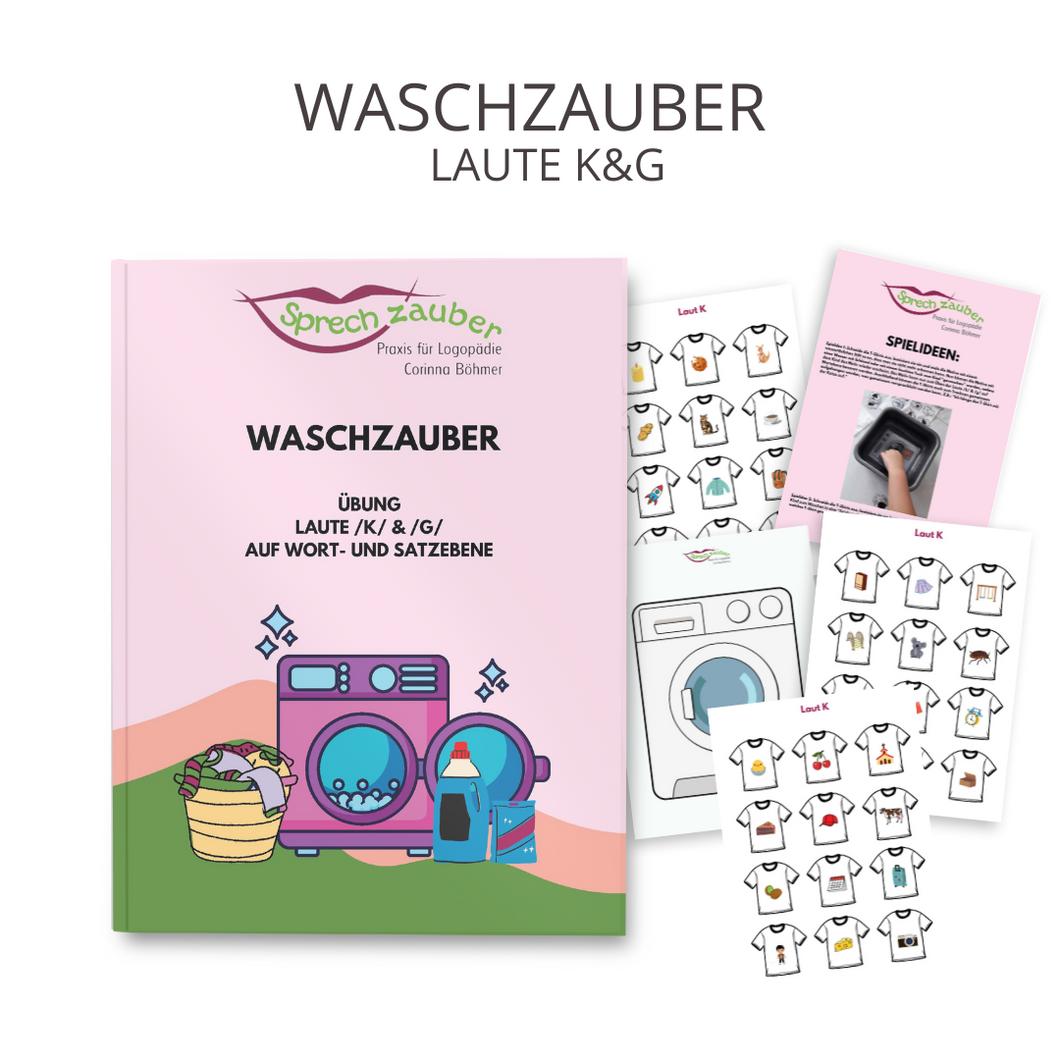 Waschzauber Laute /k/ & /g/