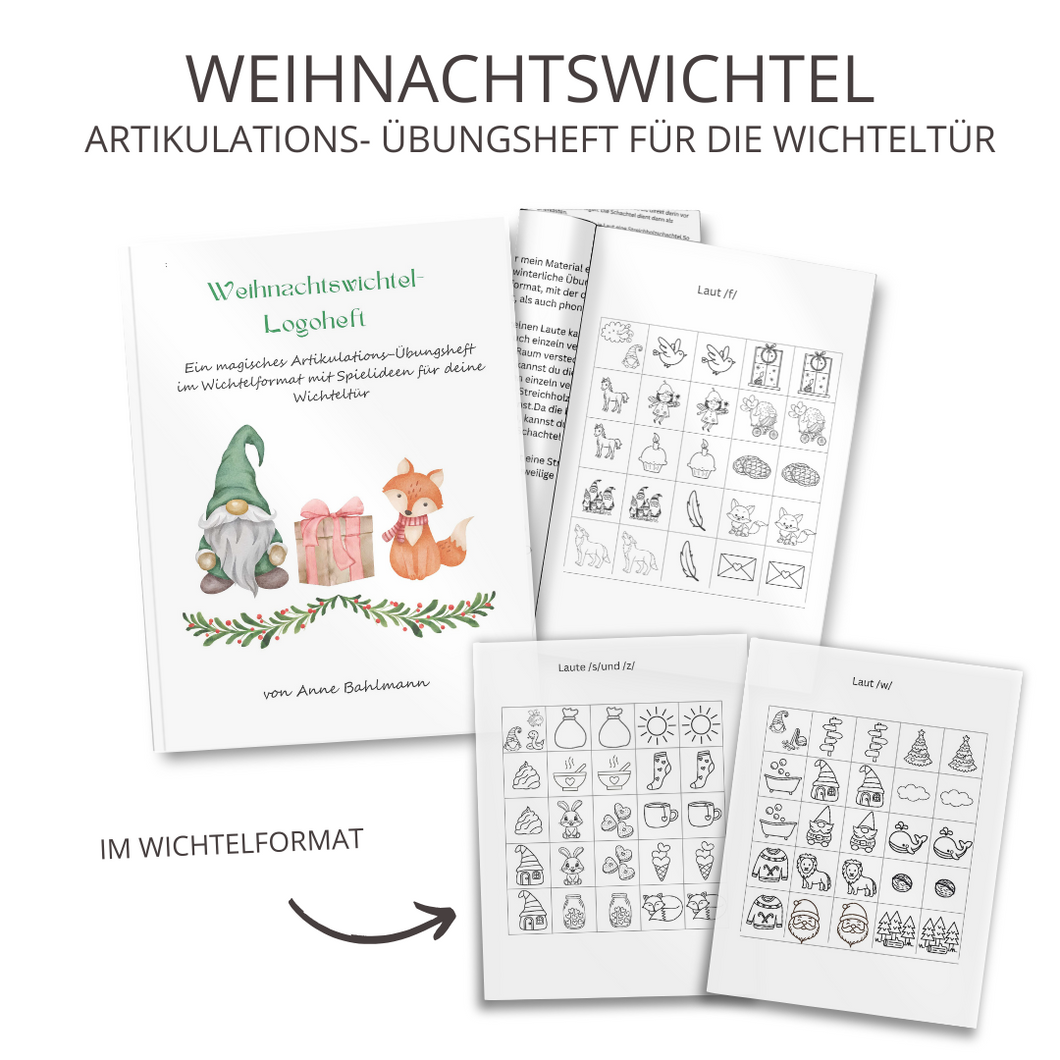 Weihnachtswichtel- Logoheft