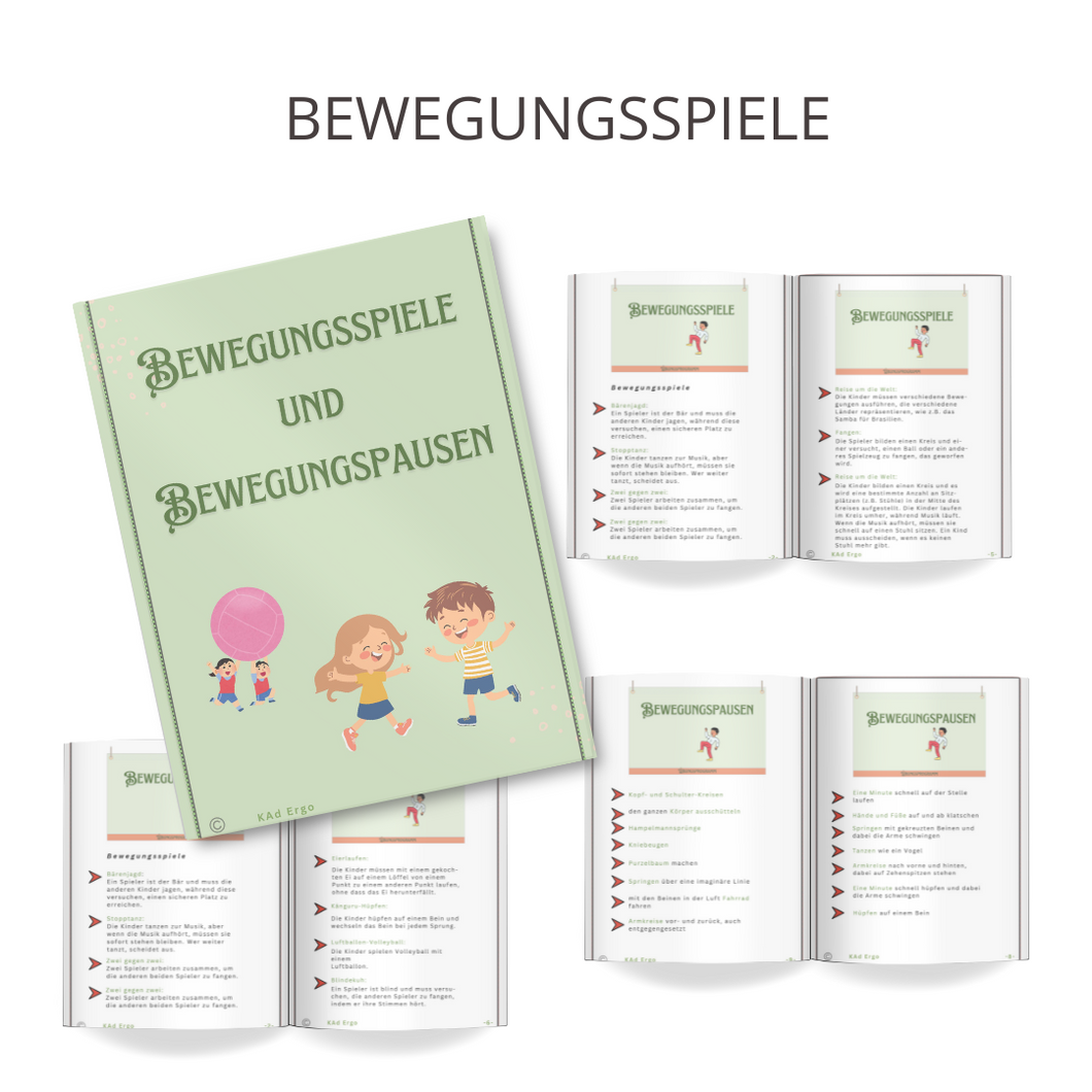 Bewegungsspiele und Bewegungspausen