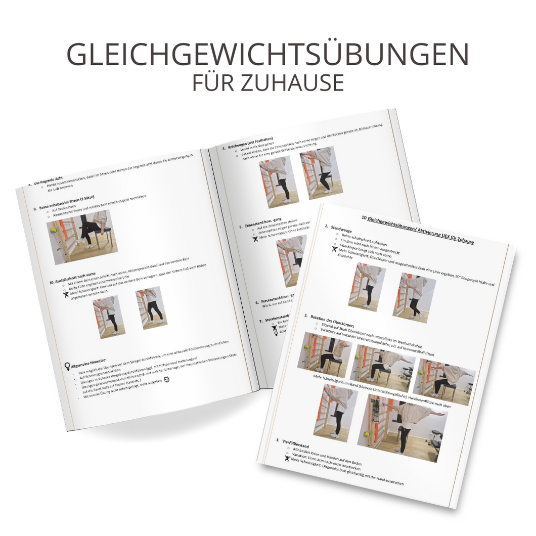 10 Gleichgewichtsübungen für Zuhause