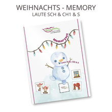 Lade das Bild in den Galerie-Viewer, Weihnachtsmemoryset Laute SCH, CH1 &amp; S
