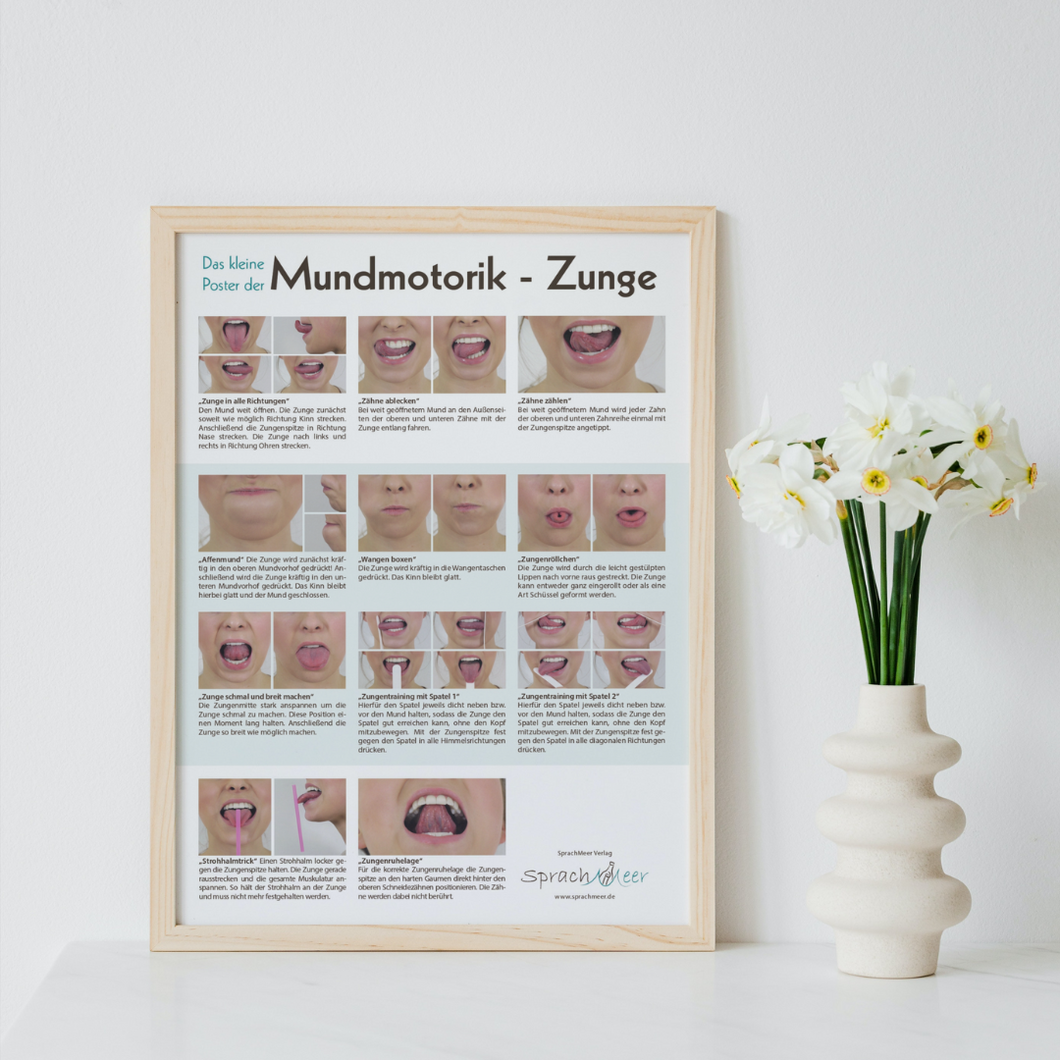 Mundmotorik Poster Zunge (digital)