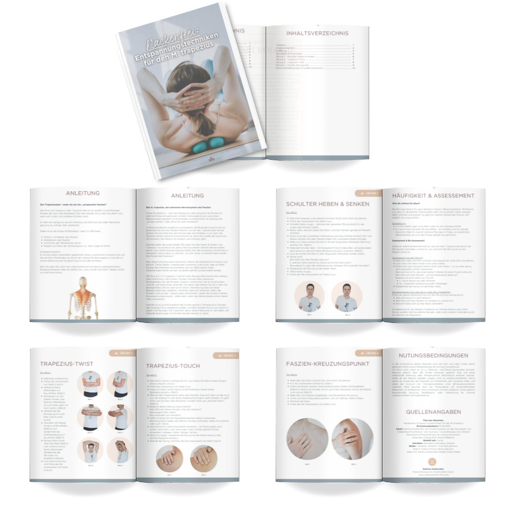 Übungen zur Entspannung des m. trapezius