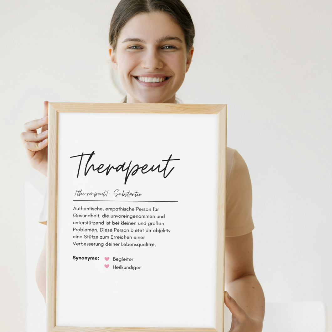 Poster Therapeut Definition