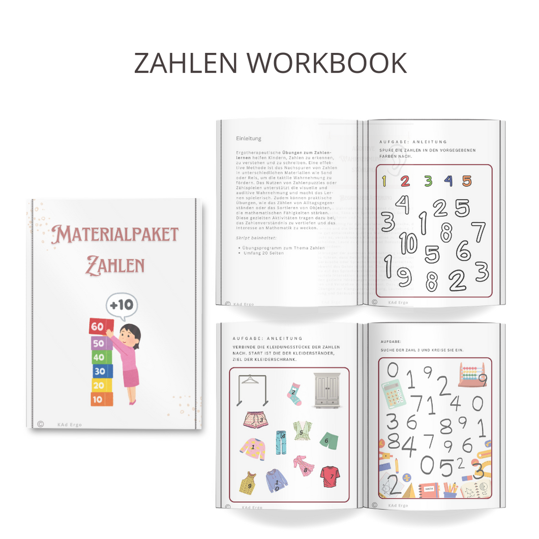 Materialpaket Zahlen Workbook