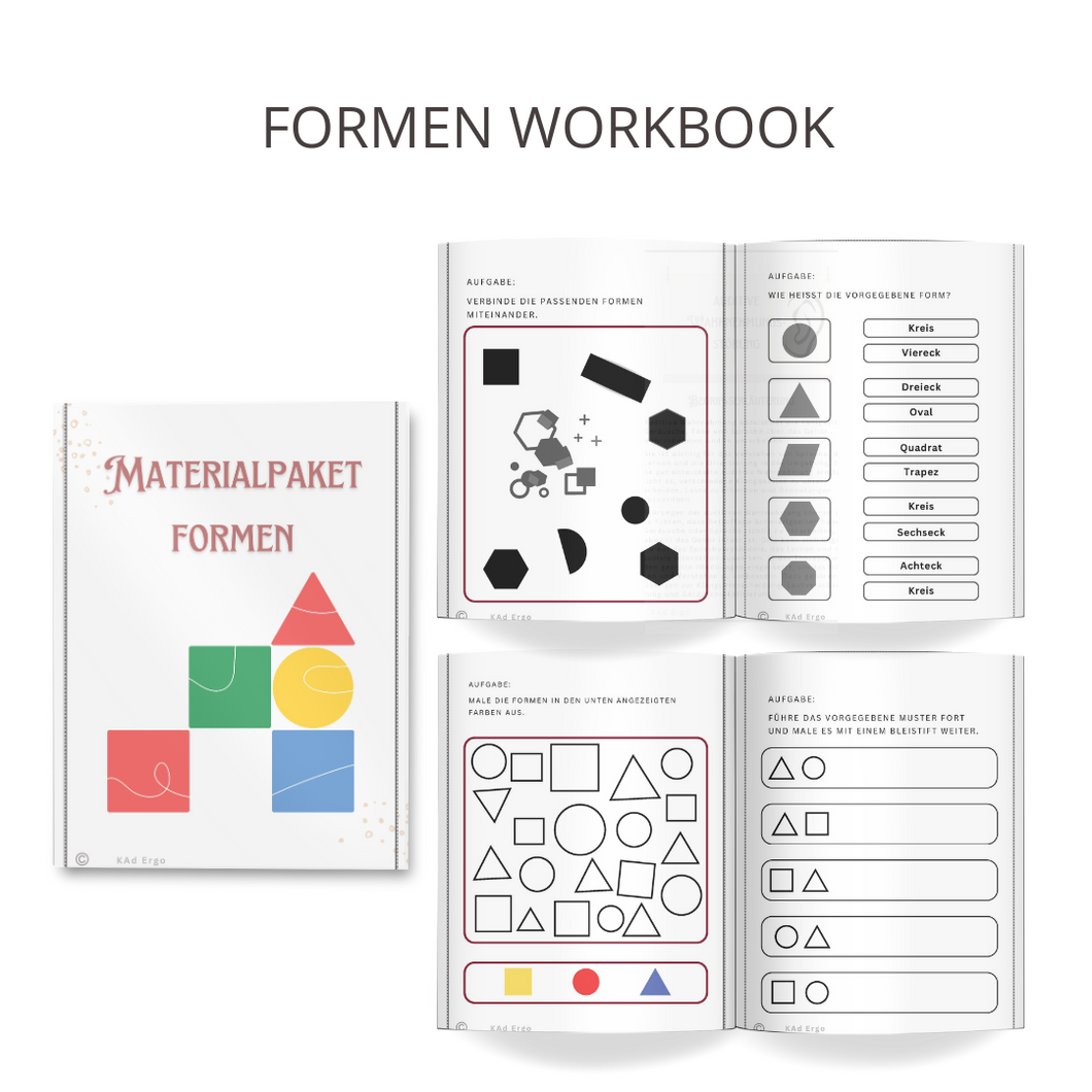 Materialpaket Formen Workbook