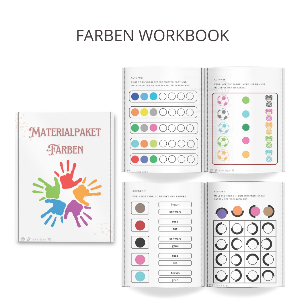 Materialpaket Farben Workbook