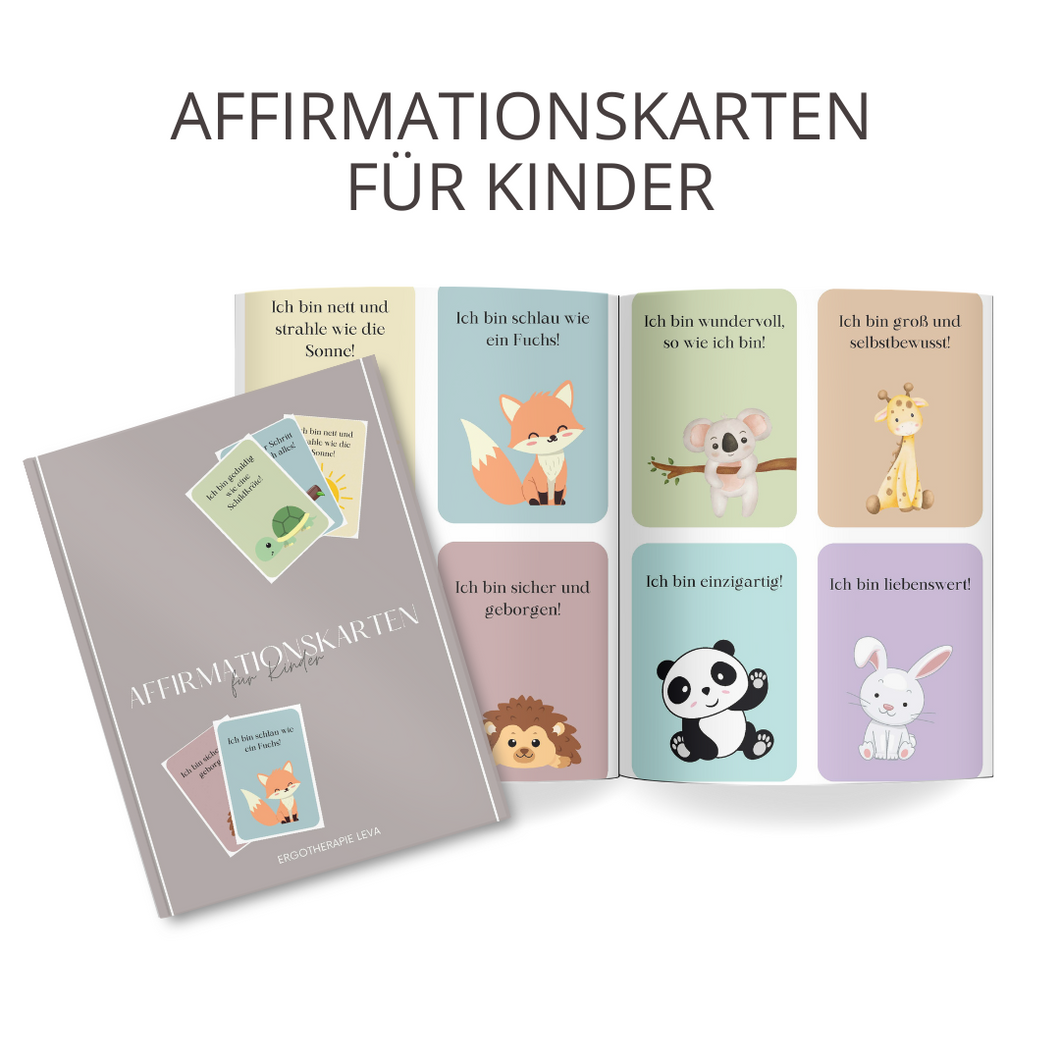 Materialpaket - Affirmationskarten für Kinder