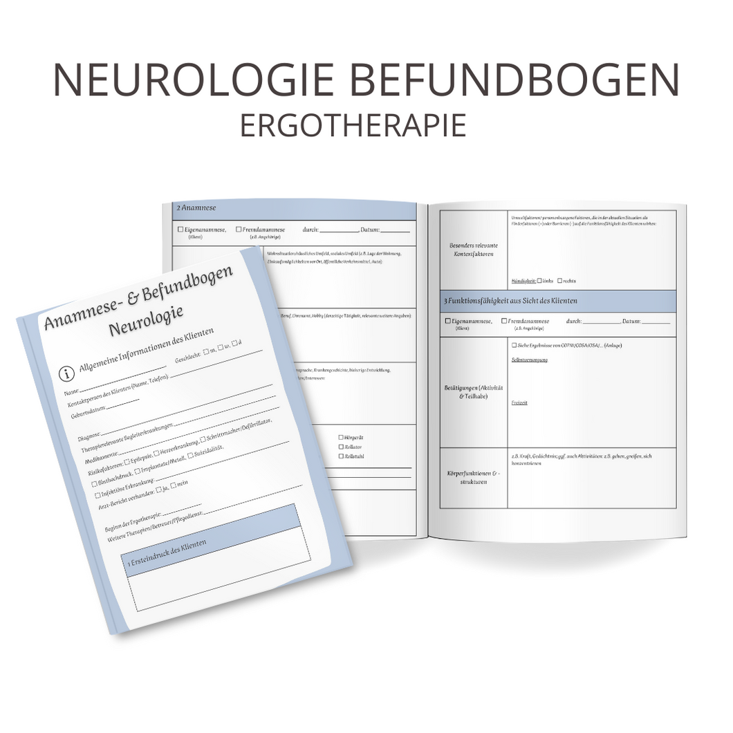 Anamnese- & Befundbogen Neurologie