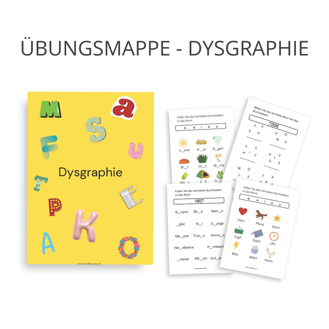 Übungsmappe - Dysgraphie