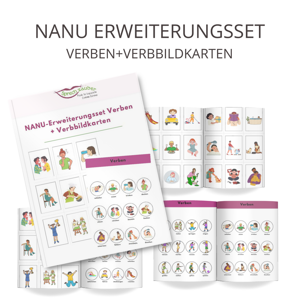 NANU-Erweiterungsset Verben & Verbbildkarten