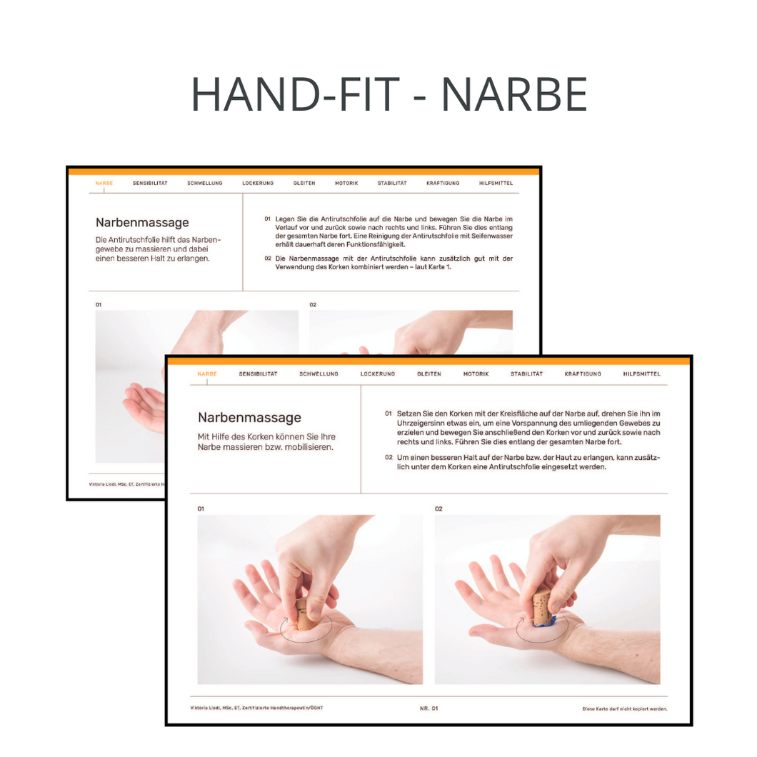 Hand-FIT - Narbe