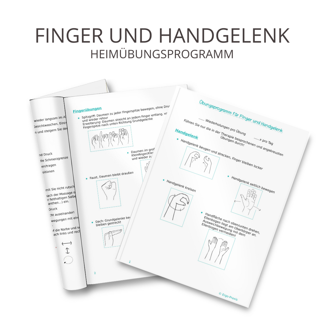 Heimübungsprogramm für Finger und Handgelenk
