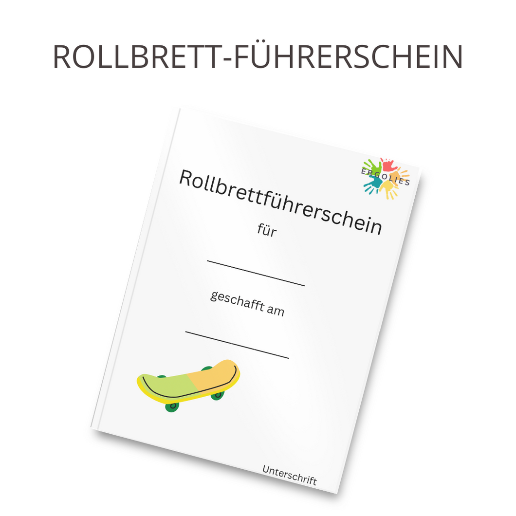 Rollbrett- Führerschein