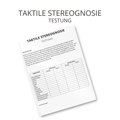 Bild von Stereognosietest
